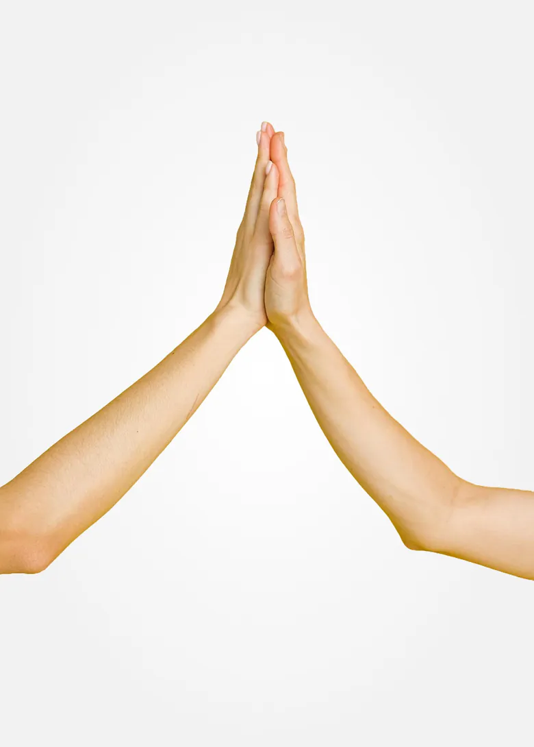 Flawless collaboration – a handshake representing trust, partnership and success