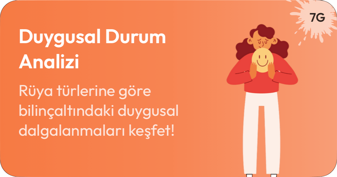 Duygusal durum analizi kartı – rüya türlerine göre duygusal dalgalanmalar